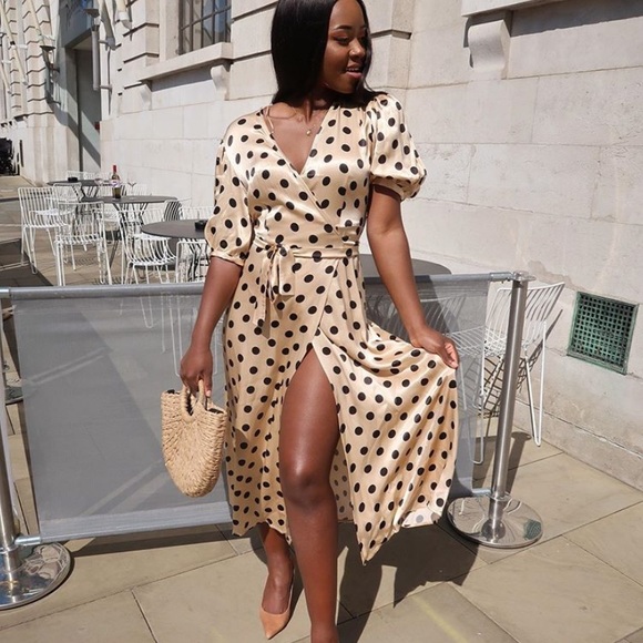 GORGEOUS ZARA NWT Polka Dot Dress - Picture 2 of 8